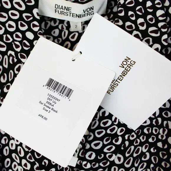 NWT Diane von Furstenberg DVF Silk Midi DressFit & Flare Workwear